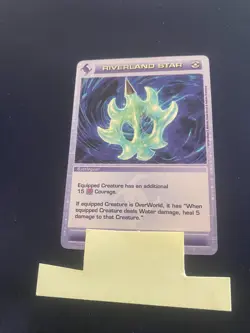 Chaotic Card Riverland Star Dawn of Perim Premium Foil Super Rare Battlegear - Image 1