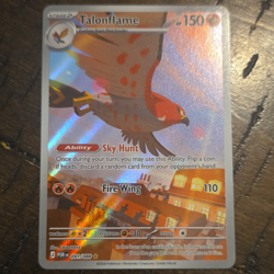 Pokemon TCG Talonflame 091/088 Prismatic Evolutions Holo Rare - Image 1