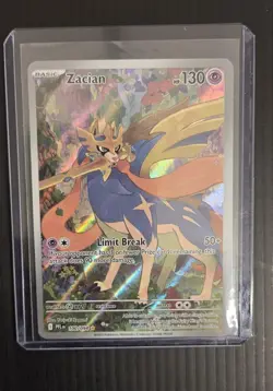 Zacian 100/094 Illustration Rare Phantasmal Flames Pokemon Holo Near Mint - Image 1