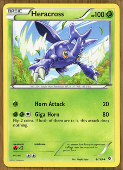 Heracross 8/149 ~ B&W Boundaries Crossed ~ Near Mint!! - Image 1