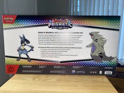 Pokemon Prismatic Evolutions Lucario ex & Tyranitar ex Premium Collection Box. - Image 2