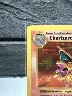 CHARIZARD 1999 Pokemon Base set Unlimited SHADOWLESS #4/102 Holo Rare NM - Image 2