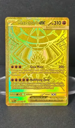 Mega Zygarde ex 124/088 Mega Hyper Rare Perfect Order Pokemon Holo NM/M - Image 1