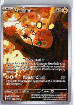 Dedenne 093/088 Illustration Rare Pokemon Perfect Order - Image 1