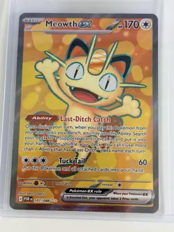 Pokemon MeowthEX 107/088 Me03: Perfect Order Holo Ultra Rare! - Image 1