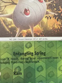 Silcoon 007/196 - 🌊 Lost Origin Uncommon Pokemon TCG Reverse Holo 🖤 - LP - Image 3