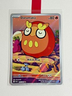 Pokemon TCG Darumaka 097/086 Sv: Black Bolt Illustration Rare Reverse Holo 80HP - Image 2