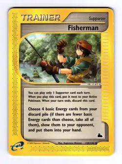 Fisherman Skyridge #125 (2003) Uncommon HP Pokemon - Image 1