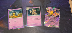 Abra 063/165, Kadabra 064/165 Cosmos Holo + Alakazam ex 050 Promo - Pokemon 151 - Image 1
