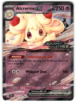 Alcremie ex (Journey Together Stamped) 075/159 Pokemon TCG - Image 1