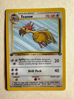 1999 Pokemon Jungle 1st Edition Fearow #36/64 - Image 1
