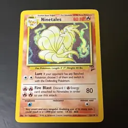 Pokemon TCG Ninetales Base Set 2 13/130 Holo Unlimited Holo - Image 1