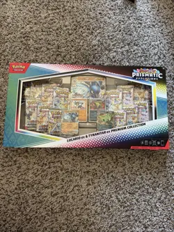 Pokemon Prismatic Evolution Lucario Ex Tyranitar Ex Premium Collection New - Image 1