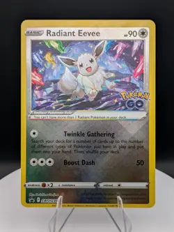 Pokemon TCG: Pokemon GO Promo SWSH230: Radiant Eevee (NM) - Image 1