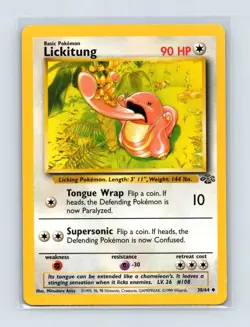 Lickitung 38/64 Uncommon Jungle Pokemon Unlimited Lightly Played - Image 1