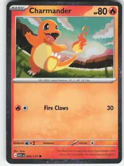 Pokemon Ascended Heroes Charmander 20/217 Cosmo Holo Promo - Image 1