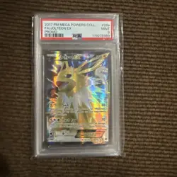 PSA 9 Mint Jolteon EX #28a Full Art PROMO 2017 Pokemon Mega Powers Collection - Image 1