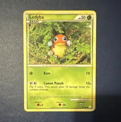 The Pokemon Company Ledyba 71/123 HeartGold SoulSilver Regular - Image 1