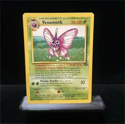 Wizards of the Coast Pokemon TCG Jungle Venomoth 29/64 Rare 70 HP 1999 Unlimited - Image 1