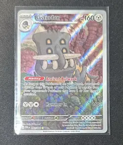 Pokemon Pitch Black Bastiodon IR 093/084 Illustration Rare PBL English NM - Image 1