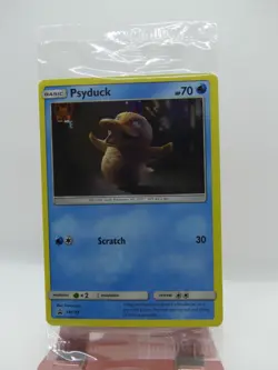 Pokemon TCG Psyduck Sun & Moon Sm199 Holo Promo sealed - Image 1