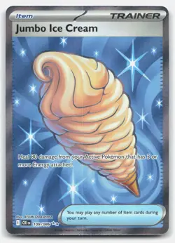 Jumbo Ice Cream 109/086 Ultra Rare Chaos Rising Pokemon Holo Lightly Played - Image 1