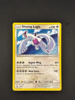 Pokemon TCG Shining Lugia SM82 - 2017 Shining Legends Promo - Holo Rare - Image 1