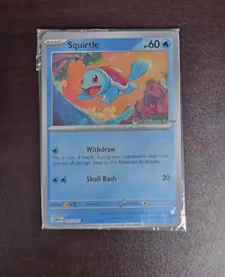 Sealed Squirtle Pokemon Center Exclusive 007/165 Pokemon TCG Promo Near Mint - Image 1