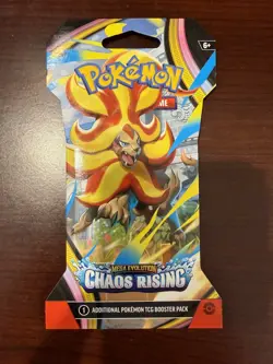 HEAVY! GOD PACKUU SIRUU 32g Chaos Rising Pokemon TCG Sleeved Booster (SEALED) - Image 3