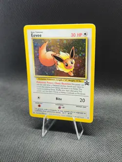 Pokemon Eevee Wizards Black Star Promo 11 Holo NM swirl LP - Image 3