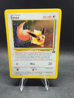 Pokemon Eevee Wizards Black Star Promo 11 Holo NM swirl LP - Image 4