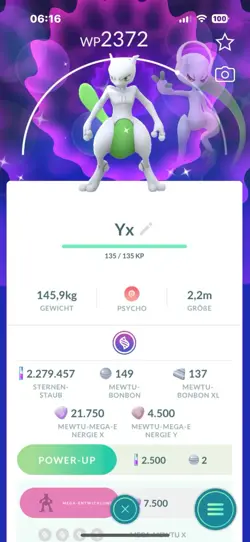 ✨Pokemon Go Shiny Mewtu ✨ - Image 1