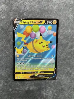 Pokemon Flying Pikachu V Ultra Rare Full Art Holo 006/025 Celebrations TCG MT - Image 1