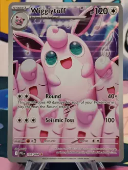 Pokemon TCG Wigglytuff 105/094 Me02: Phantasmal Flames Illustration Rare NM - Image 1