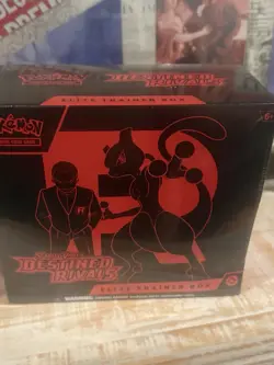 POKEMON SCARLET & VIOLET DESTINED RIVALS SEALED ETB ELITE TRAINER BOX(tiny Hole) - Image 1