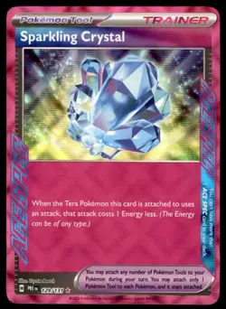 Sparkling Crystal 129/131 Holo ACE SPEC Rare Prismatic Evolutions Pokemon LP - Image 1