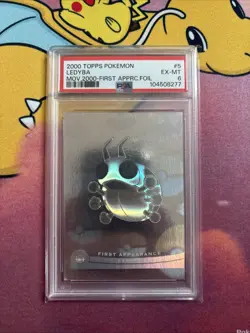 Topps TCG Pokemon 2000 The Movie Ledyba First Appearance Hologram PSA 6 RARE - Image 1