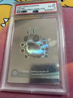 Topps TCG Pokemon 2000 The Movie Ledyba First Appearance Hologram PSA 6 RARE - Image 2