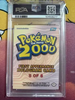 Topps TCG Pokemon 2000 The Movie Ledyba First Appearance Hologram PSA 6 RARE - Image 4