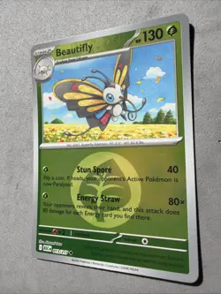 Pokemon TCG * Beautifly 13/217 Grass * REVERSE HOLO * ME Ascended Heroes NM - Image 2