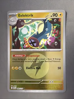 Pokemon TCG * Eelektrik 60/217 Lightning REVERSE HOLO * ME Ascended Heroes NM - Image 1