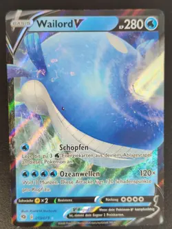 Wailord V 013/073 Weg Des Champs Deutsch NM Pokemon - Image 1