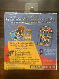 Pokemon Base Set 2 2-Player Starter Set CD-ROM Sealed 2000 VINTAGE Machamp - Image 2