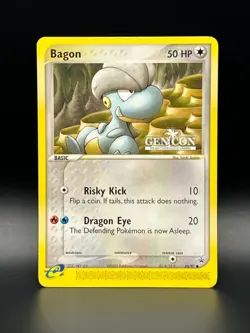Pokemon EX "Dragon Series"-Bagon 50/97-GEN CON Black Star Promo Super Rare- NM+ - Image 1