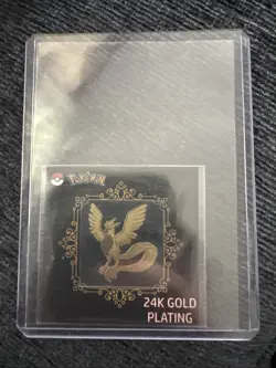 Pokemon Articuno Candy Stickers Korean Striking 24k Gold Plating Sticker NM - Image 1