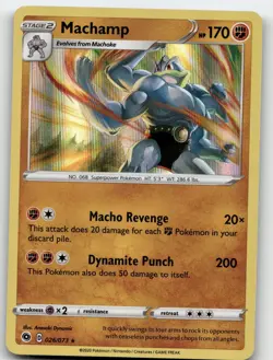 MACHAMP 026/073 RARE HOLO CHAMPION'S PATH POKEMON NEAR MINT - Image 1