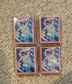 Official Pokemon TCG Greninja Deck Sleeves Chaos Rising ETB (4 Packs) - Image 1