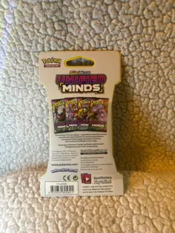 Pokemon TCG Sun & Moon Unified Minds Sleeved Booster Pack Sealed Espeon Deoxys - Image 2