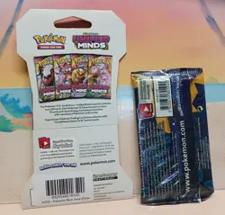 Pokemon Unified Minds Sleeved Booster Pack and Sun and Moon TCG SEALED PACKS - Image 4