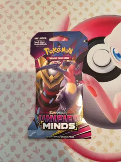 Pokemon TCG Unified Minds Sleeved Booster Pack Giratina - Image 1